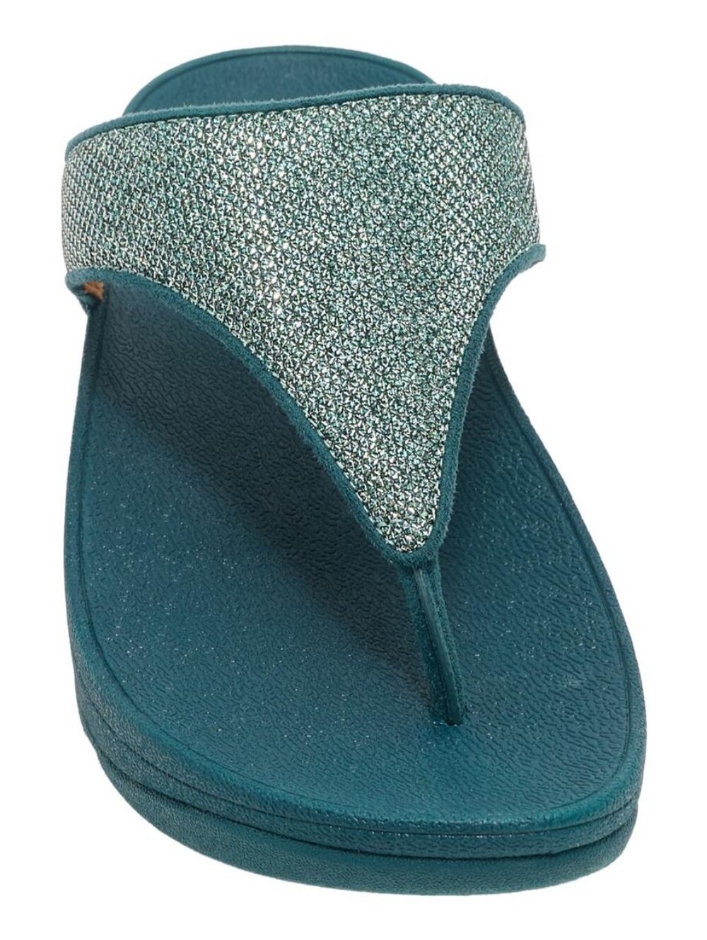 Fitflop Deep Ocean Teal Sparkle Women's Thong Sandals